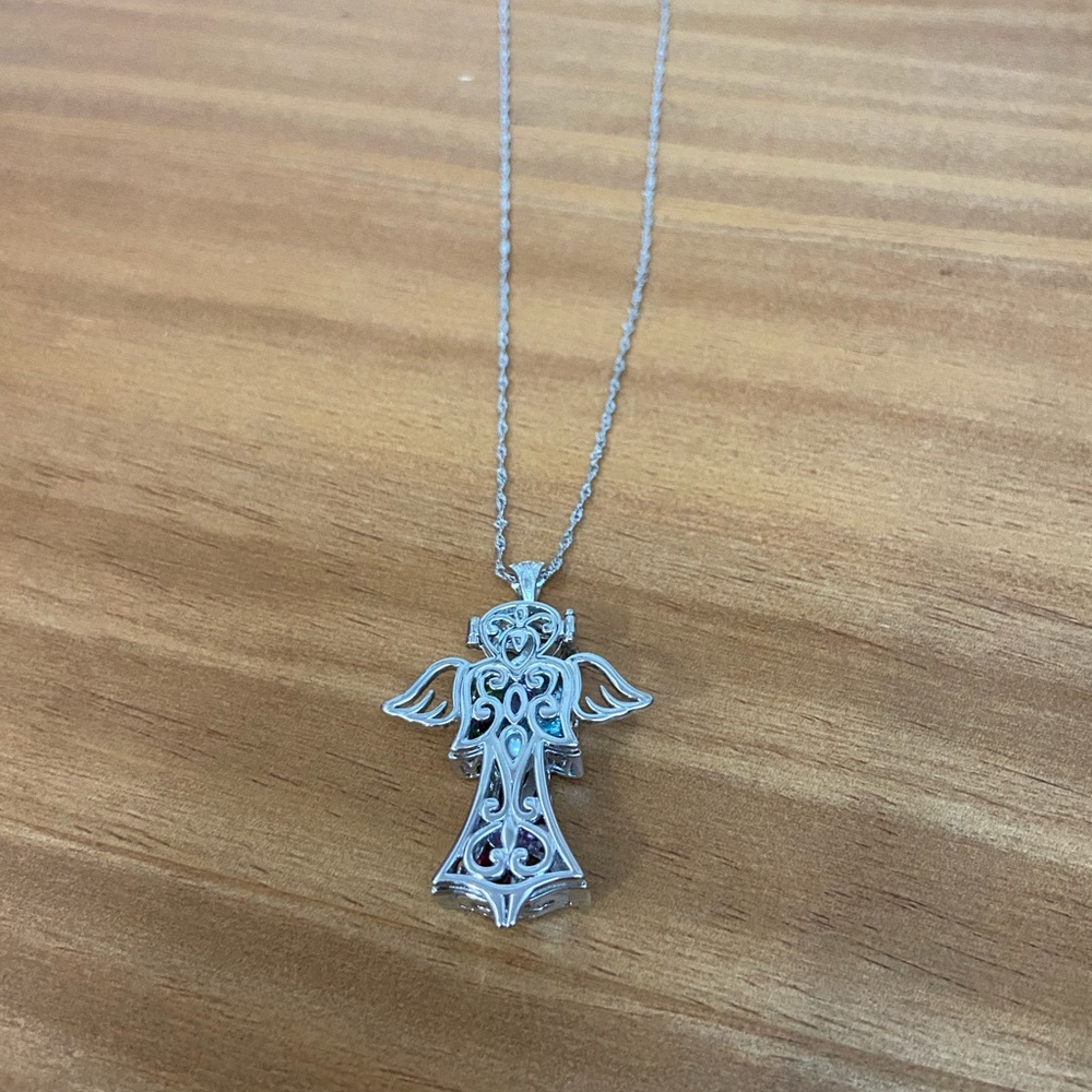 Angel Prayer Box Necklace